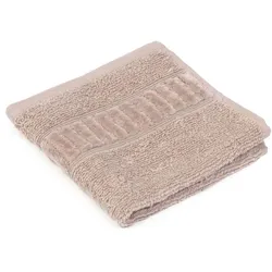 Gözze Frottierserie BIO taupe Handtuch 50 x 100 cm