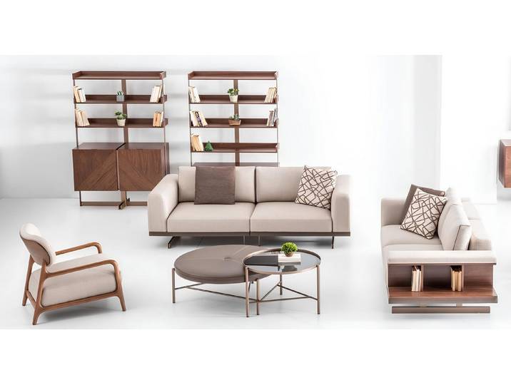 JVmoebel Sofa Graue Couchgarnitur mit Polyätherschaum-Polsterung, Made in Europa