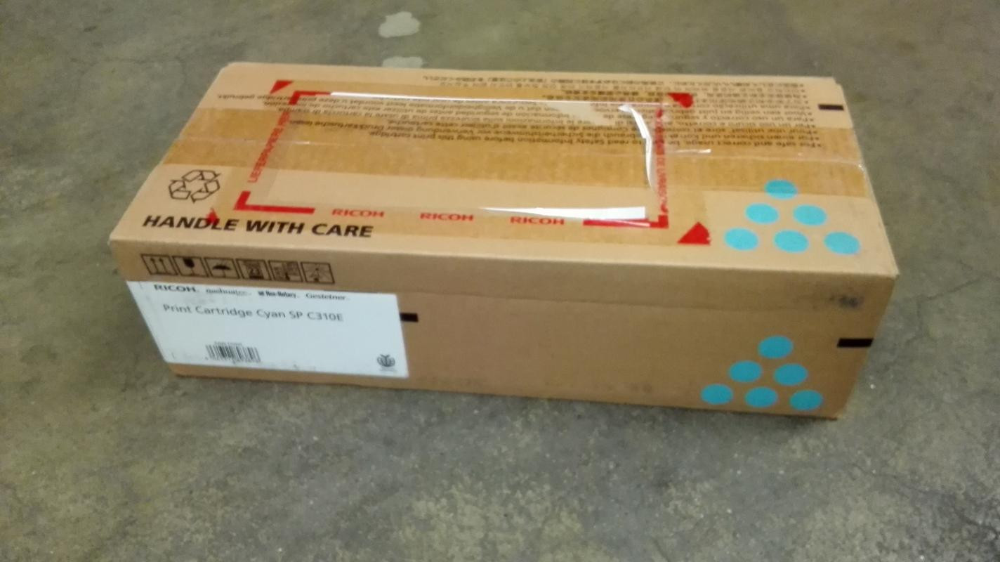 Ricoh SPC310E Cyan Tonercartridge 407641
