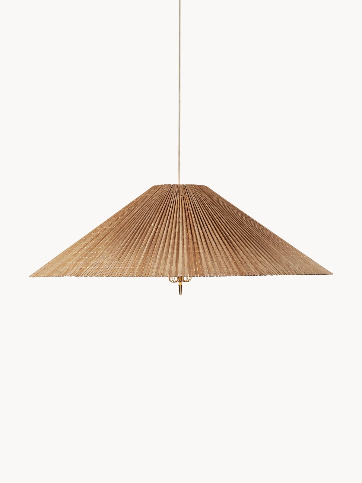 Gubi Hanglamp 1972 van bamboehout