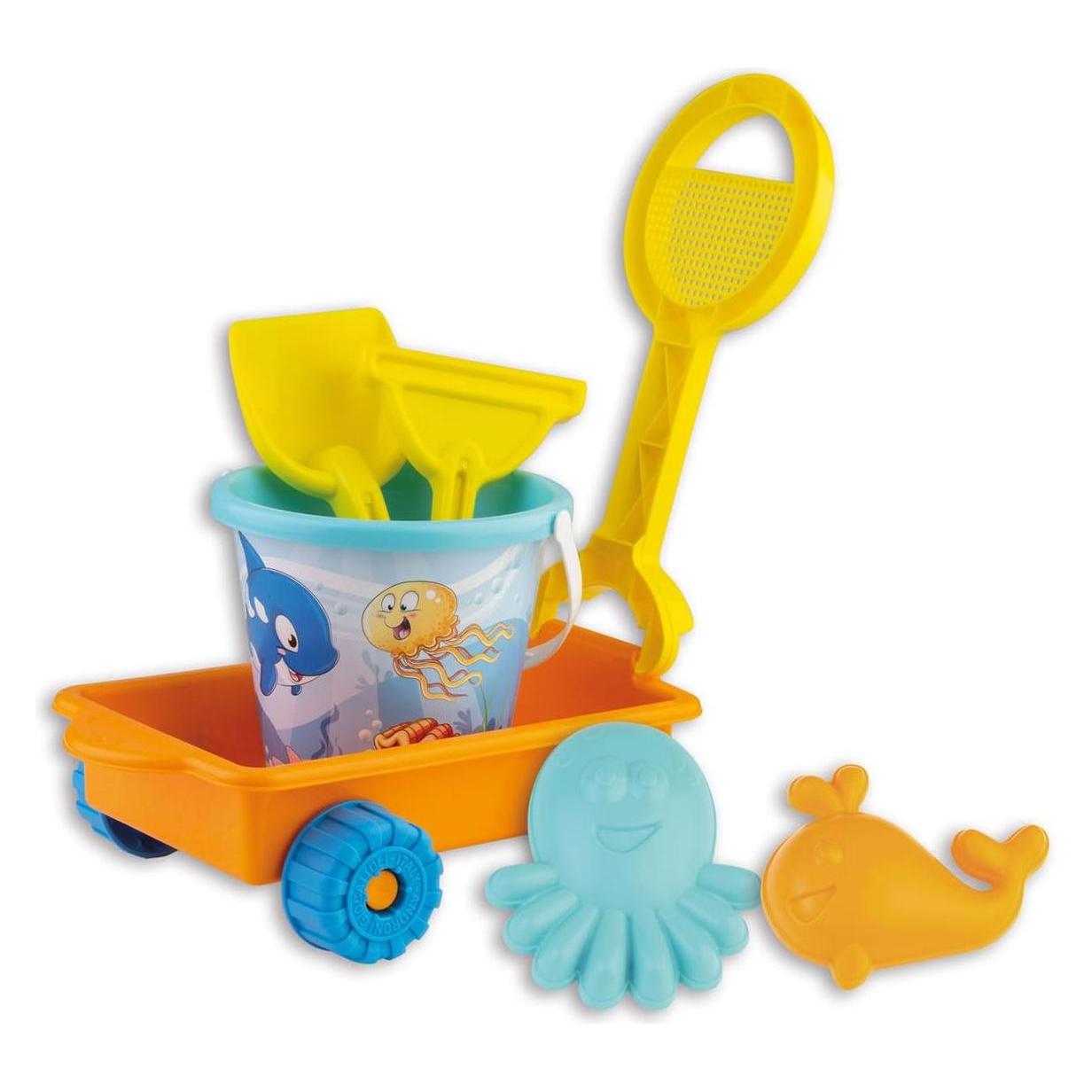 Hoffmann Bollerwagen mit Eimer-Set Unterwasserwelt (16281586)
