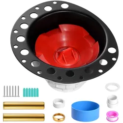 VEVOR PVC-Ablaufset für freistehende Badewannen, Badewannen-Ablauf-Rohbauset, mit PVC-Adapter für Ablaufgarnitur, kompatibel mit freistehenden Badewannen, bodenmontierten Badewannen & Inselbadewannen