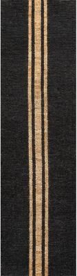 JONATHAN Y Zolak Rustic Beach House Wide Ticking Stripe Jute Rug