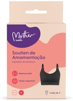 Mother Wells Soutien de Amamentação Preto 1 un