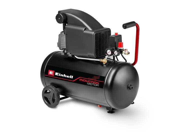Kompressor EINHELL TC-AC 190/24/8 I OF , schwarz (weiß, neutral), B:25,5cm H:55,2cm L:57cm, Kompressoren, Kompressor