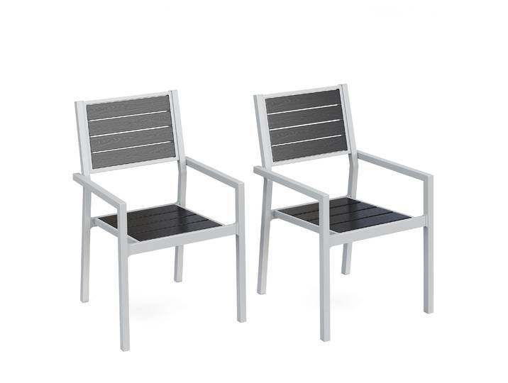 Gartenstuhl PELO 2er Set anthrazit
