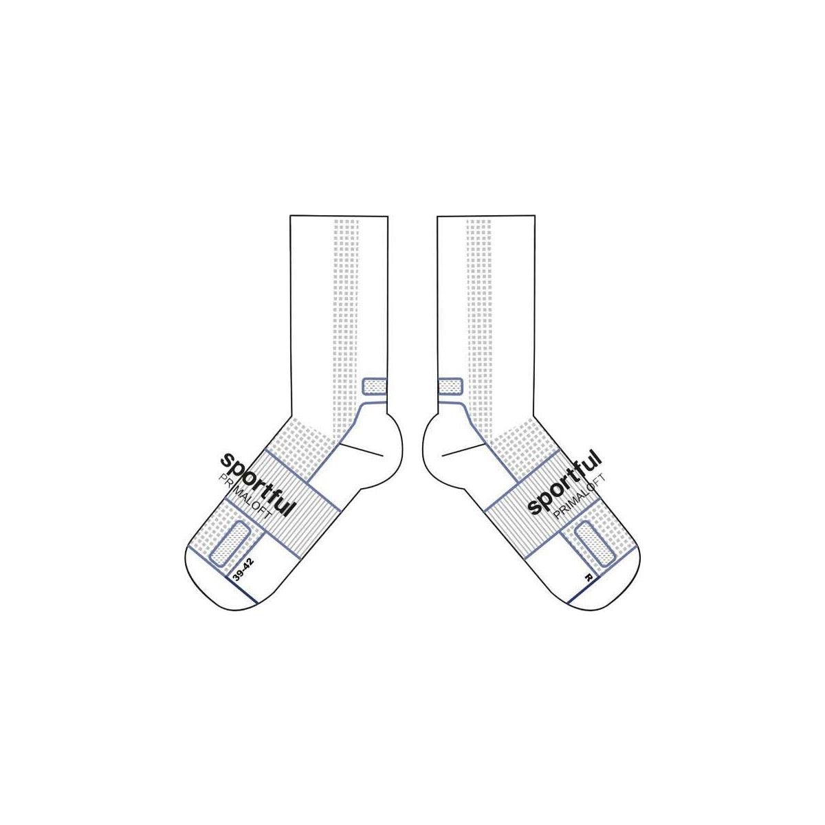 Sportful Pro 2 Winter Socks white (101) L 1126530-101-L