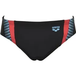 ARENA Herren Slip Badehose Threefold, Größe 5 in Schwarz Schwarz