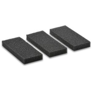 Kärcher Staubsauger-Filter Standardabluftfilter, 3 Stück, für Rucksackstaubsauger BV5, Staubsauger T12, T15 & T17