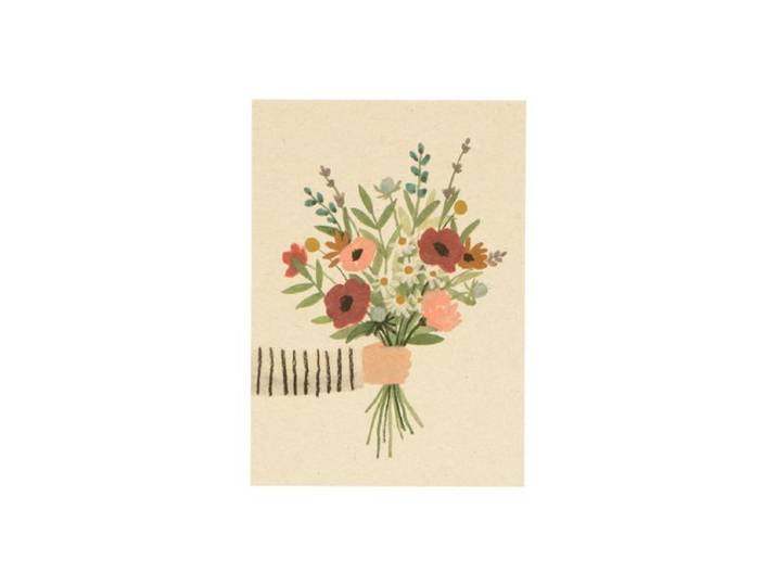 Kaart, bos bloemen