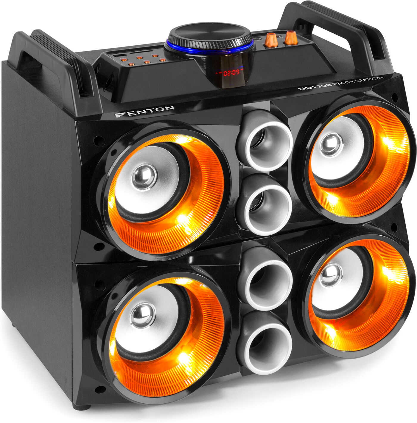Fenton Mdj200 Party Station 150w Mit Akku Und Bt -B-Stock-