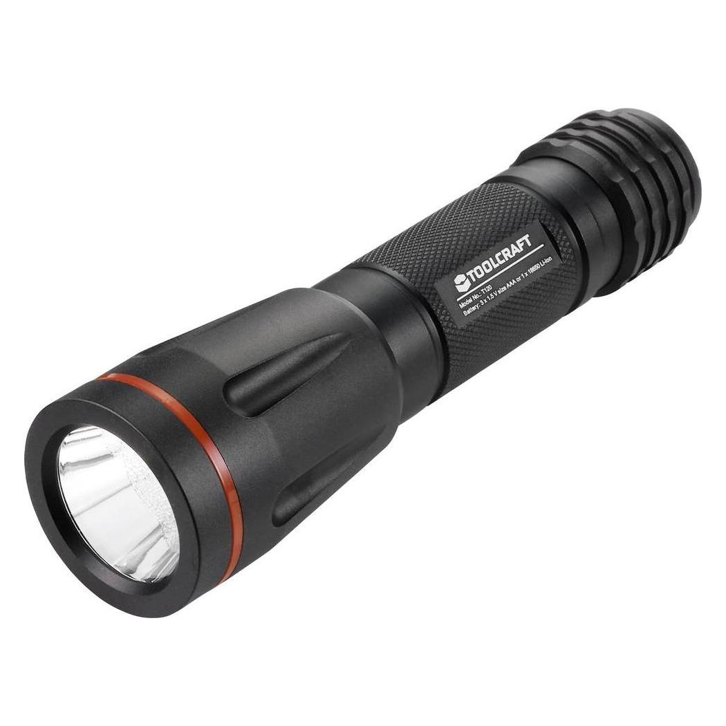 Toolcraft 3er Set LED-TASCHENLAMPE T120 (14 cm, 250 lm) (TO-7566321)