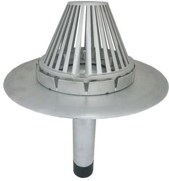 Marathon Aluminator Retrofit Drains 3-1/2 Inch w/Clamp Ring & Dome & Tape Seal