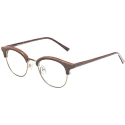 Brille Retro R1930 Braun/Gold
