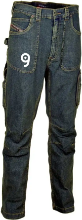 Pantaloni da lavoro Barcelona elasticizzati resistenti Personalizzate o neutre Cofra