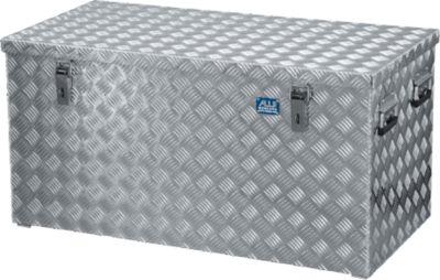 Transportkiste, Aluminium-Riffelblech mit Gasdruckdämpfer, 250 l