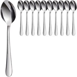 Gräwe Kaffeelöffel Prag, 13,5 cm, Edelstahl 18/0, silber, 10 Stück
