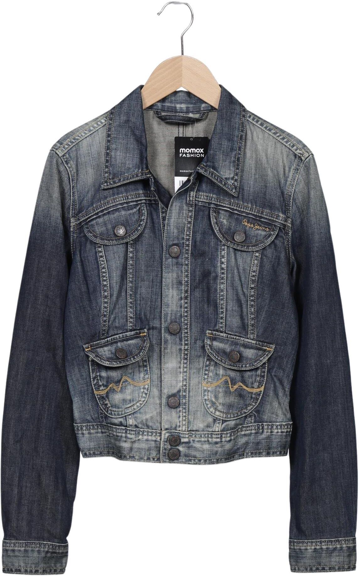 Pepe Jeans Damen Jacke, Blau, Gr. S, kein / Etikett - Second Hand