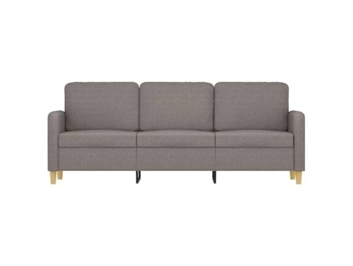 KTHLBRH 3-Sitzer-Sofa, Taupe, 180 cm, aus Stoff Gestell aus Metall, Polsterung aus Schaumstoff, modernes Design, 110 kg pro Sitzfläche