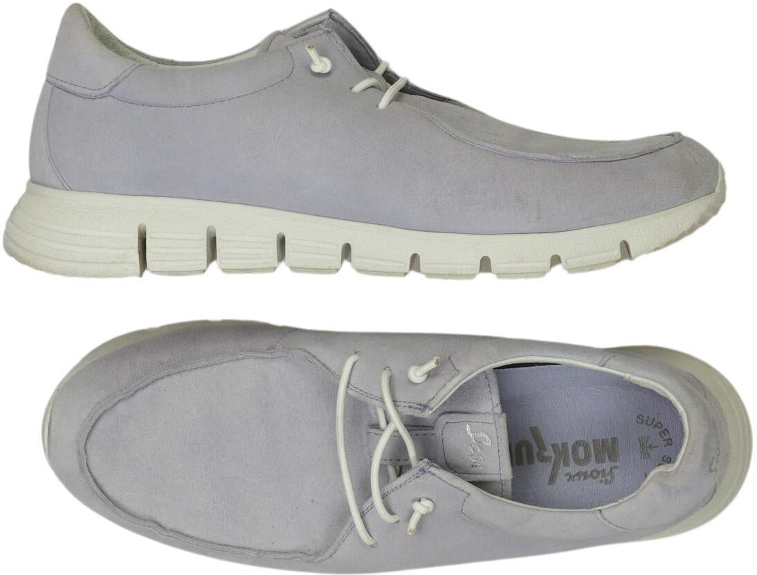 Sioux Damen Halbschuh, Hellblau, Gr. EU 40, Leder - Second Hand
