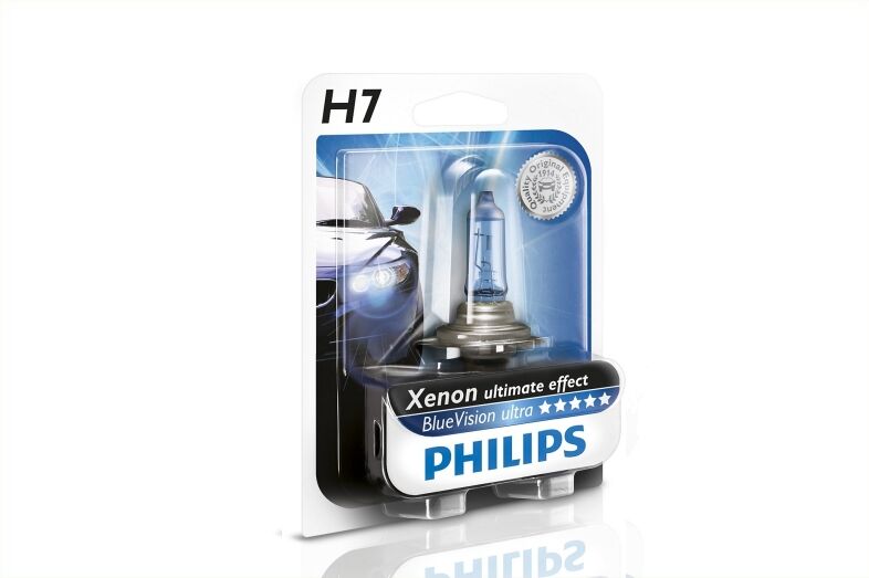 Philips Glühlampe H7 Blue Vision Ultra 55w 12v 12972bvub1