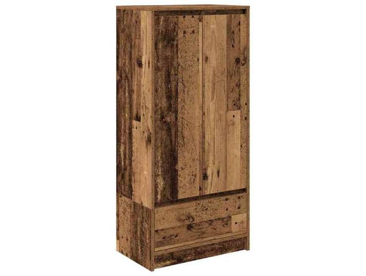 ABOTT@Buffet de Cuisine KENNETH - Armoire Bas/Colonne/ Armoire avec tiroir vieux bois 55 5x34x119 5cm bois ingénierie - 758923