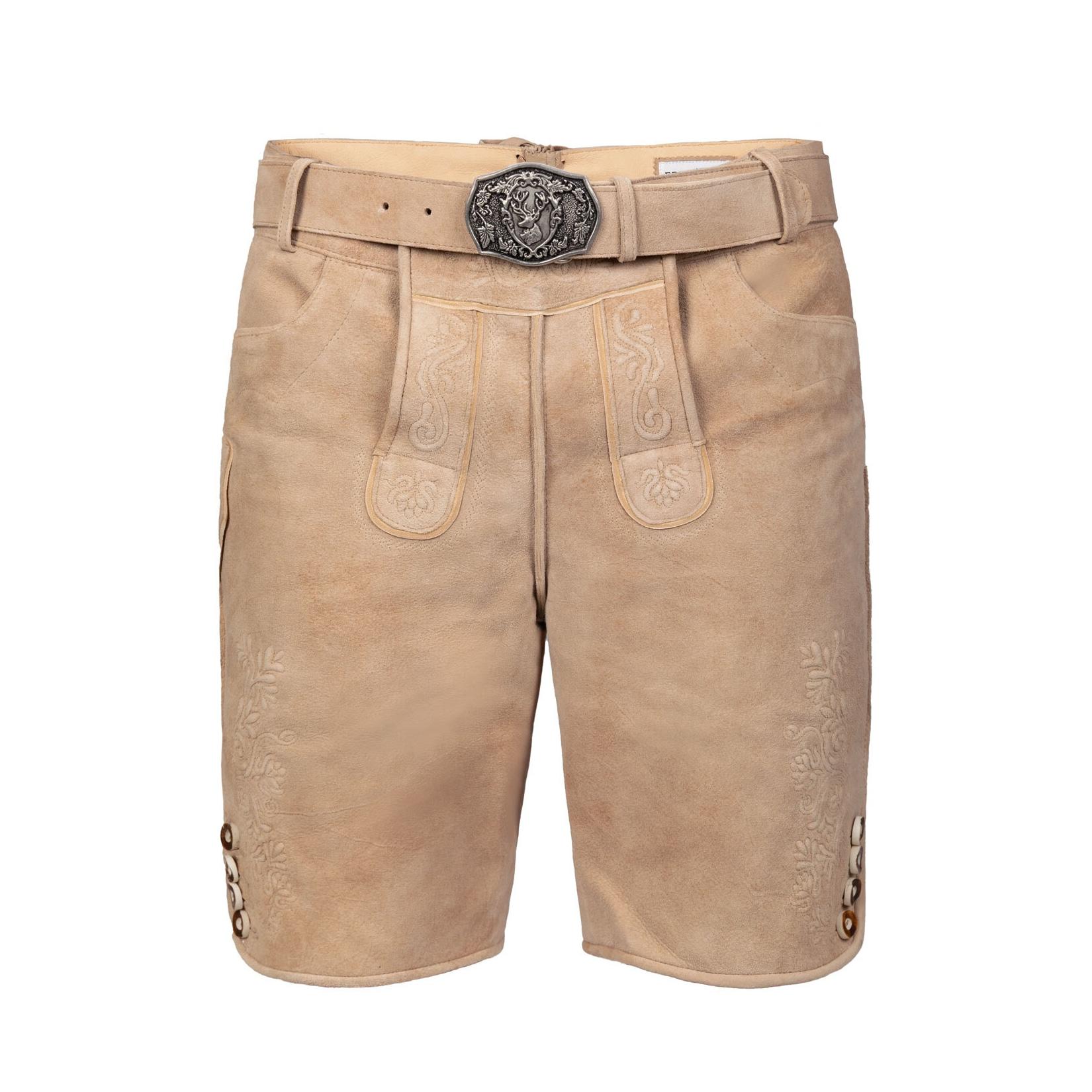 Kurze Wildbock Lederhose Balthasar