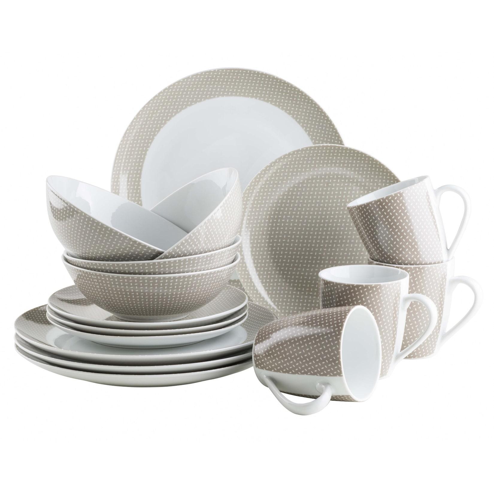 Mäser Geschirr-Set, Porzellan Kitchen Time II