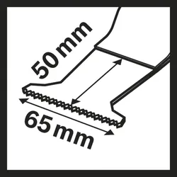 Bosch 1x BIM Tauchsägeblatt Starlock PAII 65 APB Wood and Metal 50 x 65 mm - 2608662564