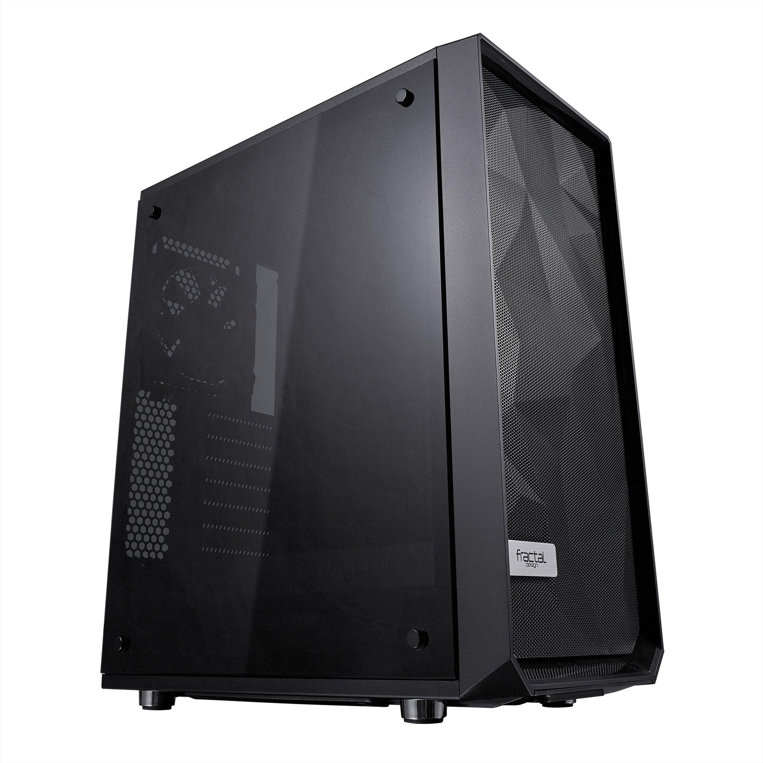 PC-Gehäuse - Hochwertiger ATX-Mid-Tower mit Mesh-Front und optimiertem Luftstrom