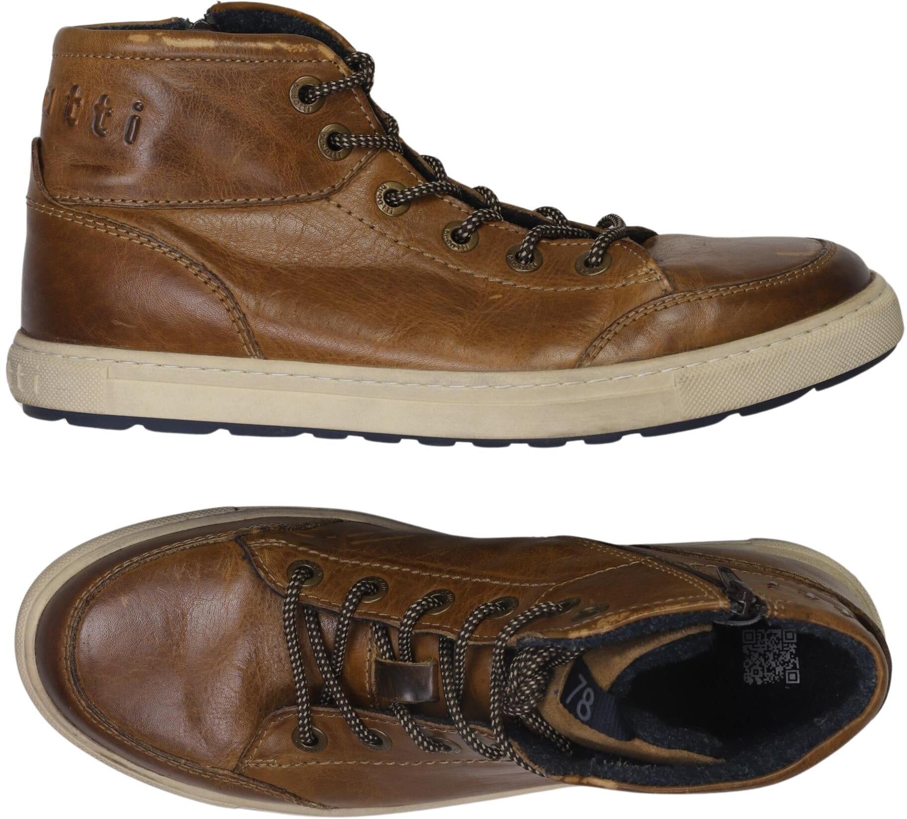 Bugatti Herren Stiefel, Braun, Gr. EU 45, Leder - Second Hand