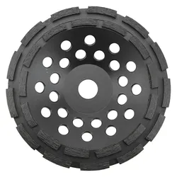 Graphite, Schleifmittel, Diamantschleifscheibe 115 x 22,2 x 5 mm, Doppelsegment