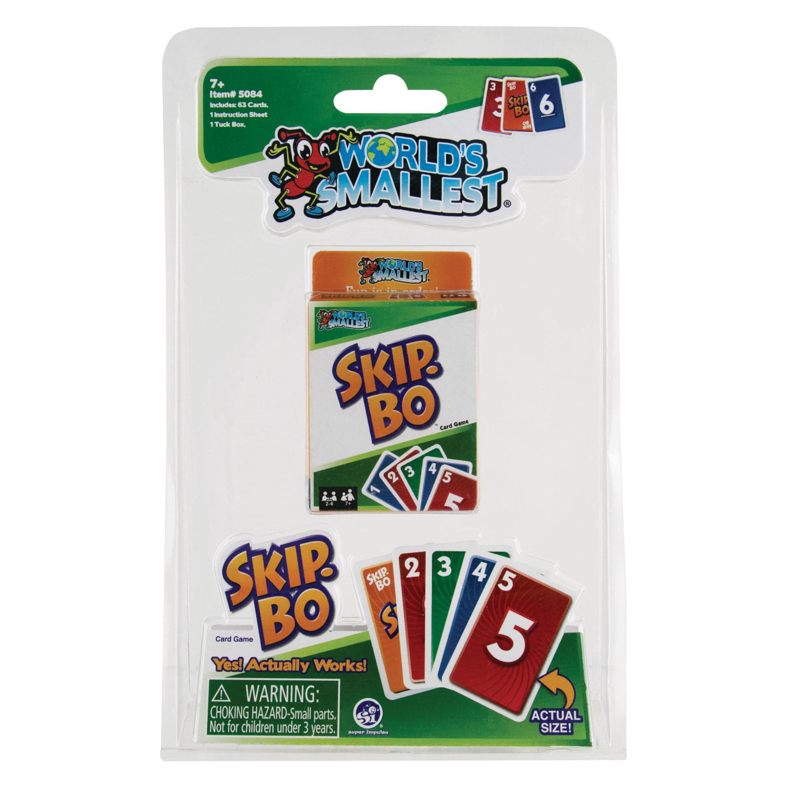 Waldmeier Worlds Smallest Skip-bo (Deutsch, Multilingual, 2 - 6 Spieler) (5084)