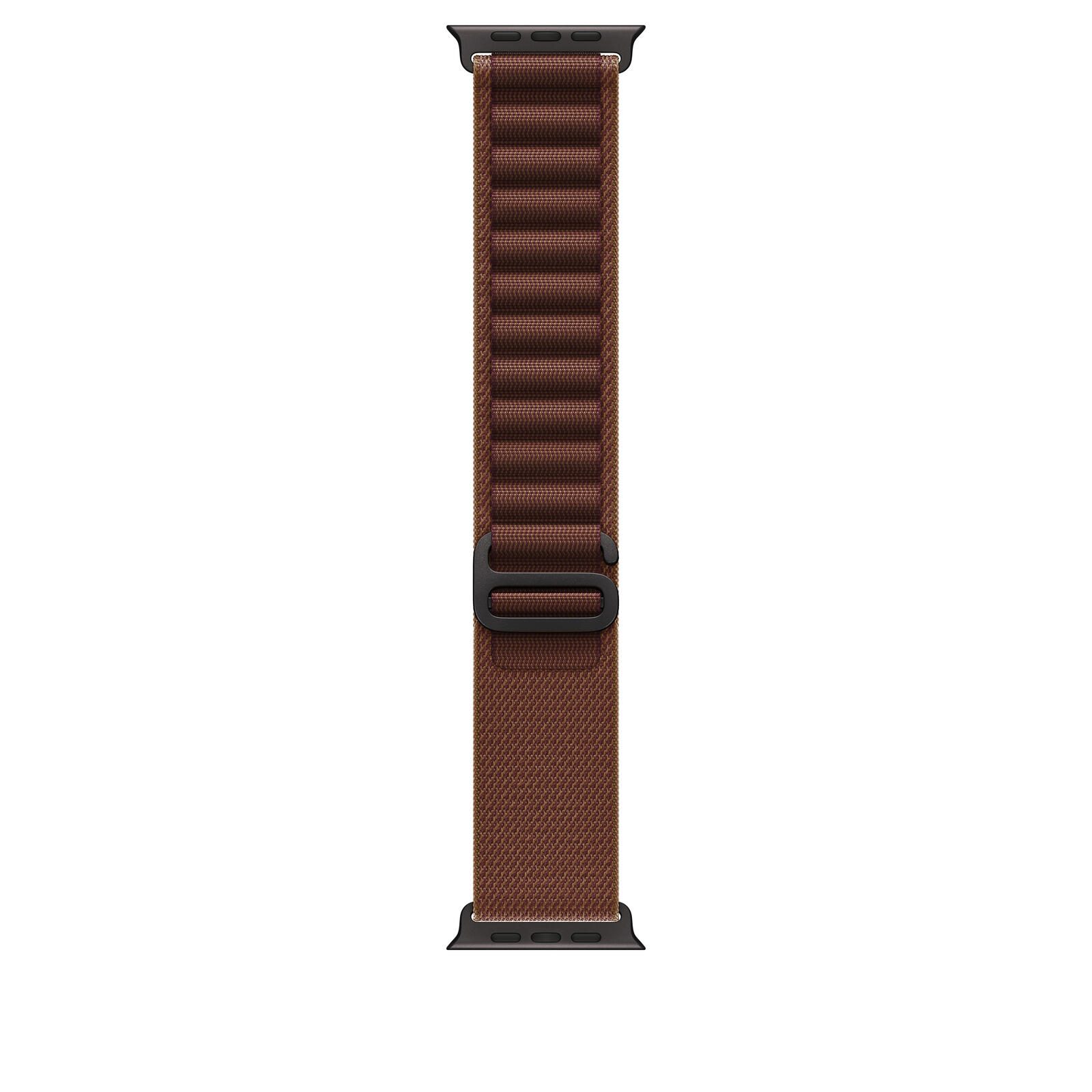 Apple Watch 49mm Burgunder Alpine Loop - Large - Titan Schwarz MKF24ZM/A