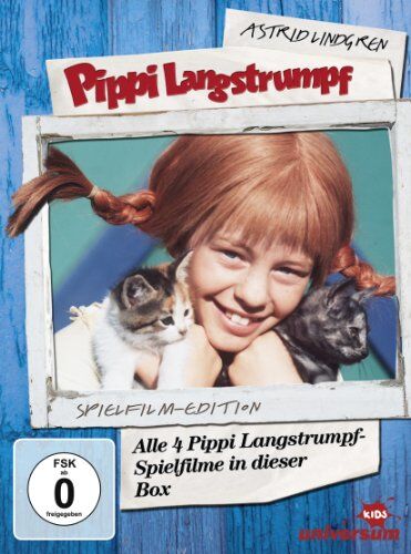 Olle Hellbom - Astrid Lindgren: Pippi Langstrumpf - Alle 4 Pippi Langstrumpf-Spielfilme in dieser Box (Sp [4 DVDs] - Preis vom 09.10.2026 07:28:09 h