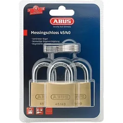ABUS Vorhangschloss Twins SB Messing Zylinder