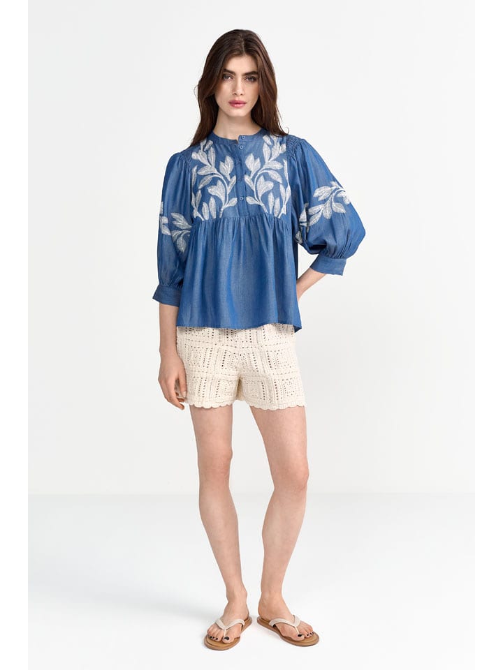 Rich & Royal Bluse in Blau - 34