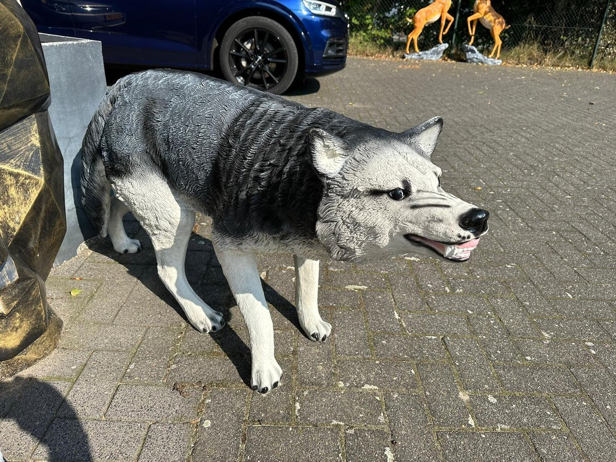 Goodyz Staande Wolf Roofdier Grijs/Wit