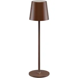 Goobay, Tischlampe, Kabellose LED-Tischleuchte, Grösse M, 38 cm, RGBW, kupferfarben (140 lm)