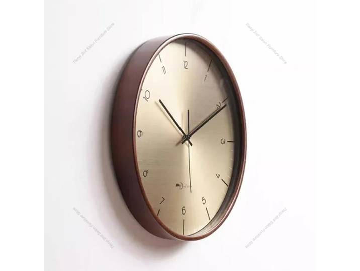 Horloges murales nordiques pour salon, décoration silencieuse, rétro, modernes, design italien simple, décoration de la maison, Horloge Murales FYWC