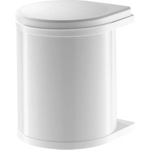 Hailo Einbaumülleimer AS Mono 15, 3515001, für Schränke ab 40cm, Kunststoff, 15 Liter