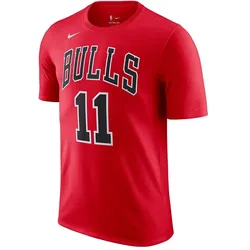 Nike, Herren, Sportshirt, Chicago Bulls Men's NBA T-Shirt (L), Rot