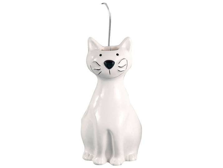 Luftbefeuchter WENKO Katze , weiß, B:10,5cm H:21cm, Luftbefeuchter, Luftbefeuchter, 2 tlg.