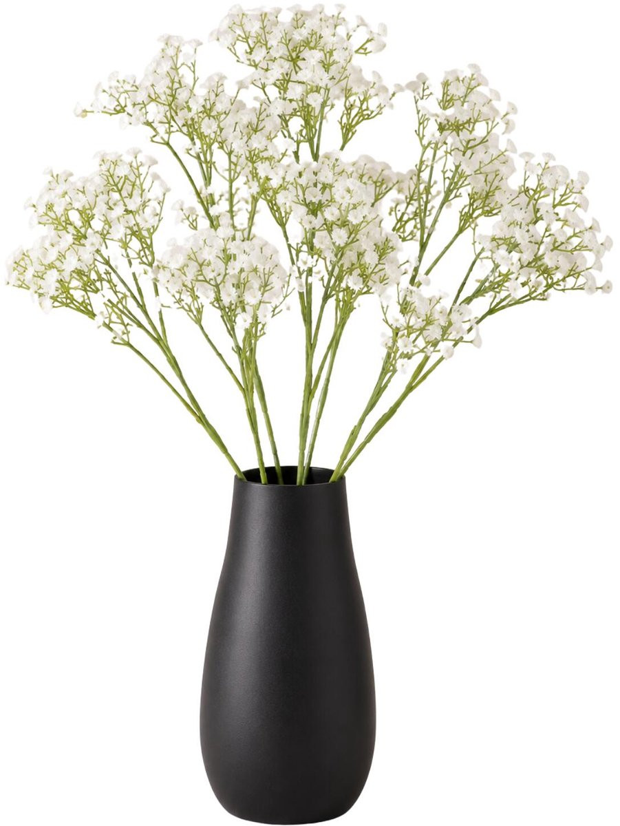 Bellatio Design Kunstbloemen Gipskruid Muralis - 5x - 30 cm - Wit - Losse takken - Gypsophila