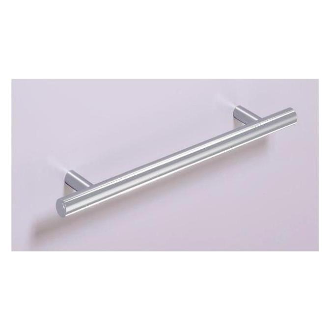 Hettich Möbelgriff Hale Stahl verchromt glanz 96 mm Ø 12 mm (9070807)