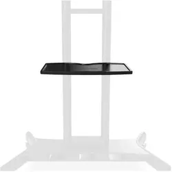 Onkron TV SET ACC SHELF MOBILE STAND/BLACK APT1881-B (5 kg), TV Ständer, Schwarz