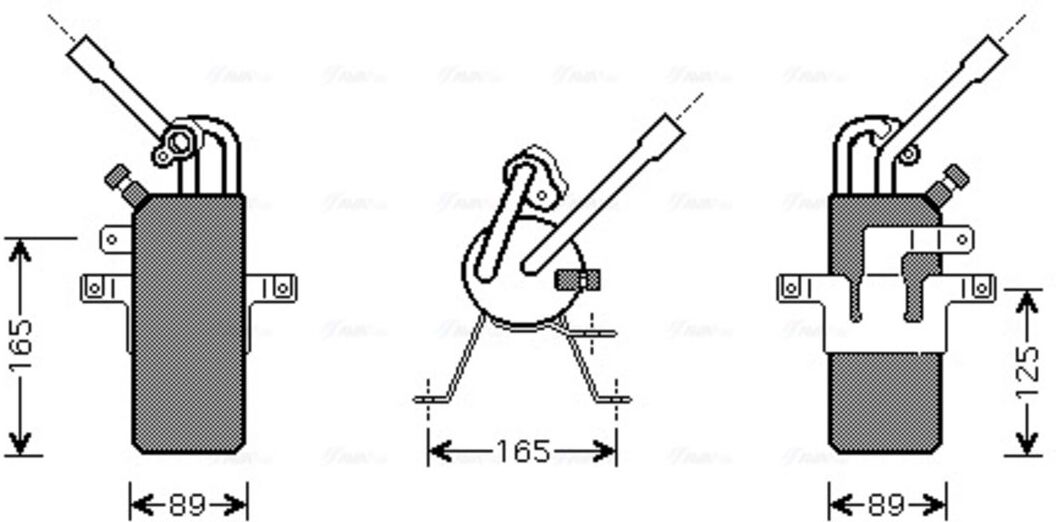 Trockner, Klimaanlage AVA COOLING FDD374