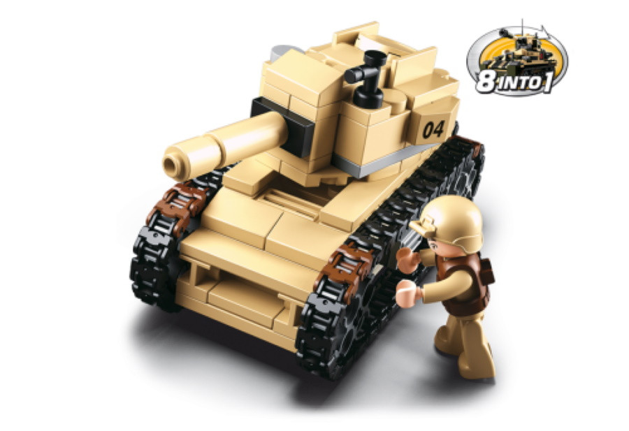 Sluban Army 8-in-1 M38-B0587B Tank