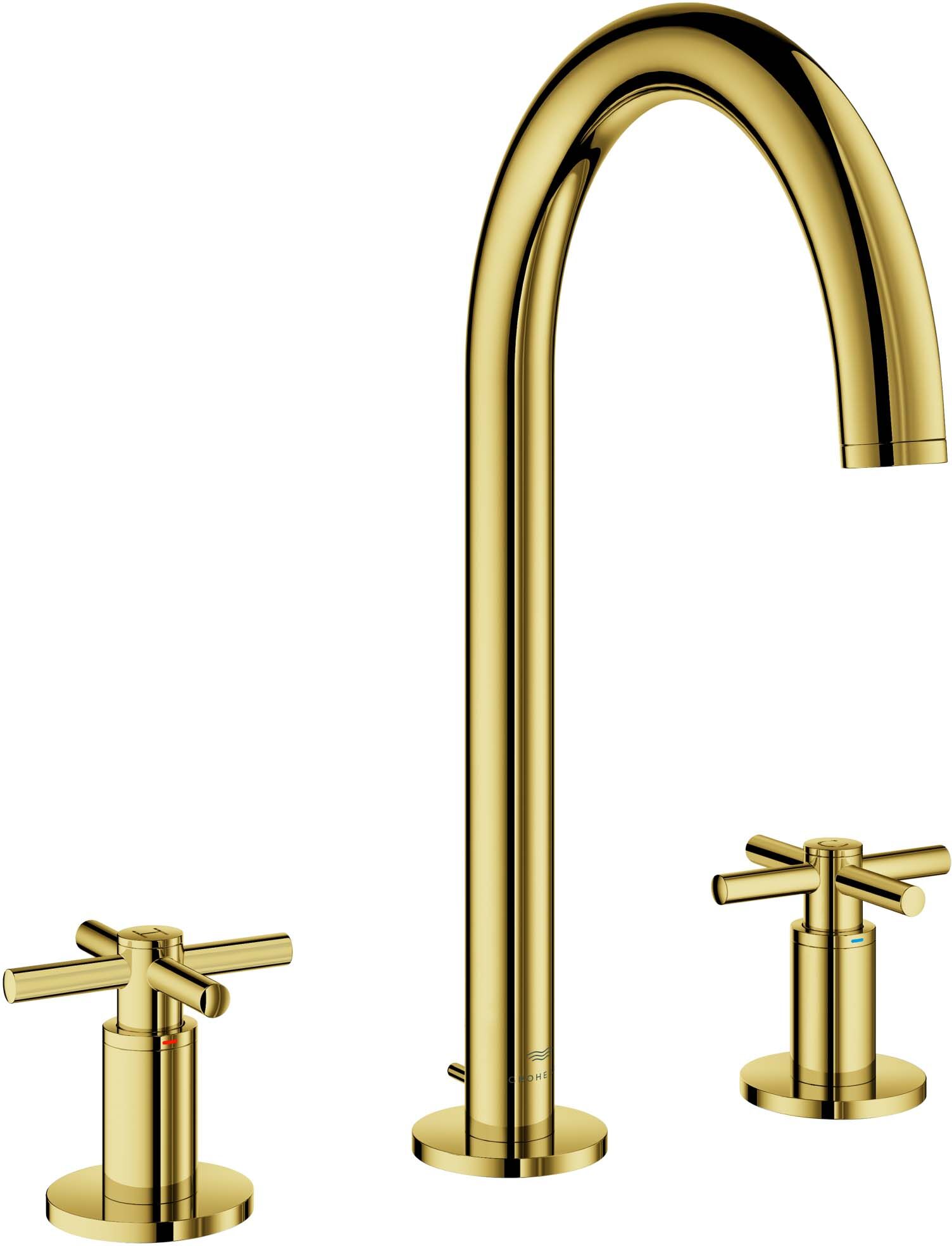 Grohe Atrio mitigeur lavabo 3 trous 20643GL0 1/2", cool lever du soleil