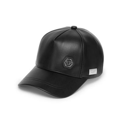 Baseball Cap PHILIPP PLEIN "Hexagon", Jungen, schwarz (02, schwarz), Caps